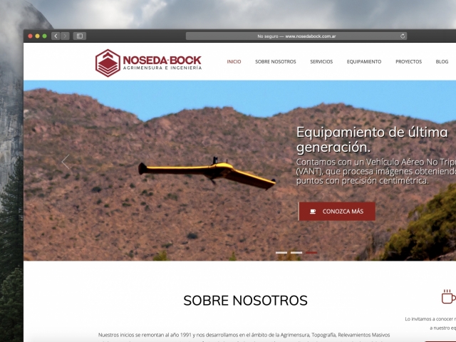 Sitio web institucional Noseda Bock